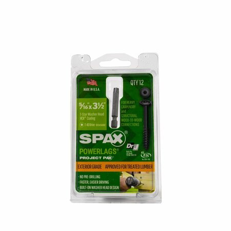 Spax STRUCT SCREW 5/16X3-1/2in. 45818208009043